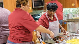 NCCU Staff Cooking