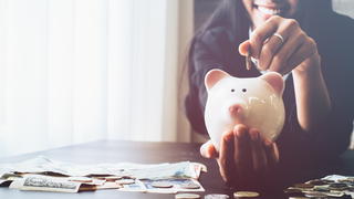 Stock Image of piggy bank