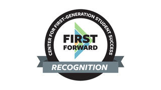 center for first-generation student success recognition seal
