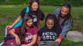 Students Sitting Together