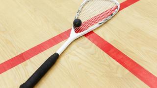 Racquetball racket and ball
