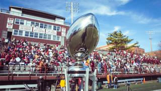 Celebration Bowl Trophy with crowd in the background