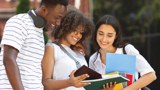 Student outside