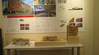 architecture miniature building models on a table