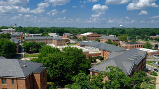 Image of NCCU Campus from an altitude