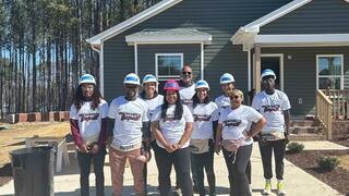 NCCU Eagle’s Real Estate Group Gives Back