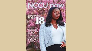 NCCU Now cover image with african american female