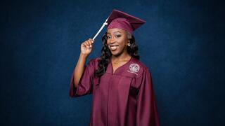 Kiari Johnson Graduation Photo