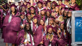 NCCU Class of 2026 in regalia