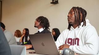 Students on laptop