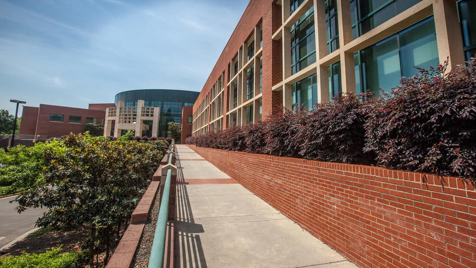 Michaux School of Education from outside.