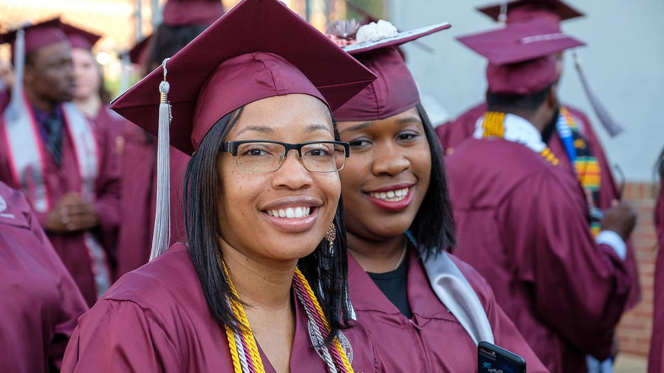 Students at Graduation