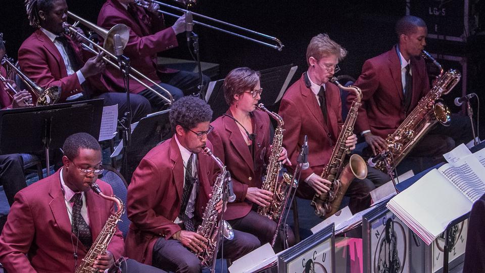 NCCU Big Band performing