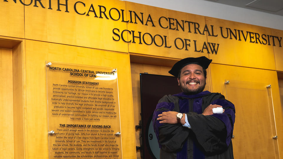 NCCU Law Student Frederick Serrano-Jimenez