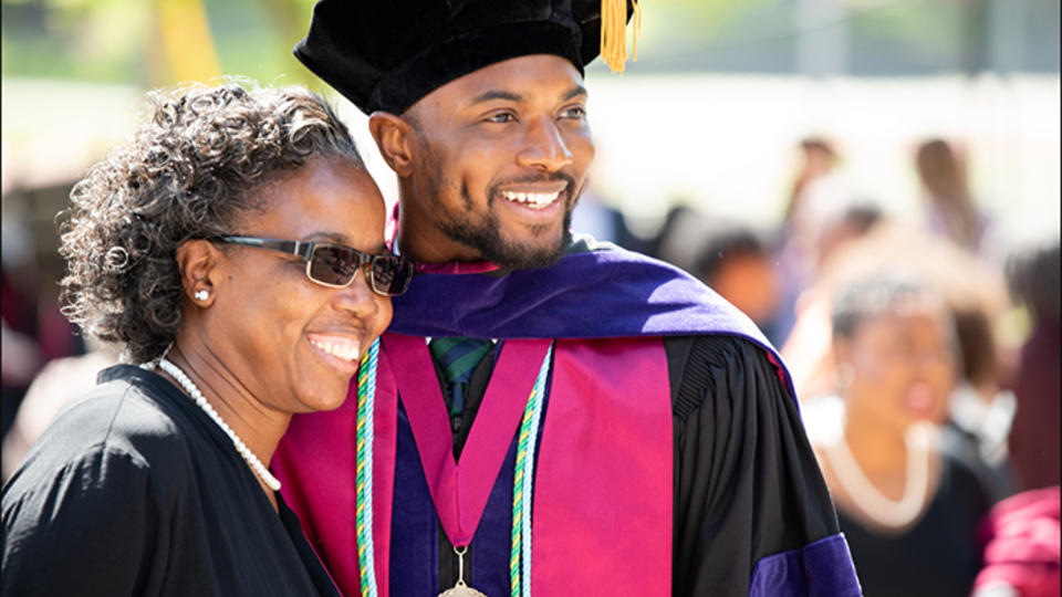 Graduate Student with family