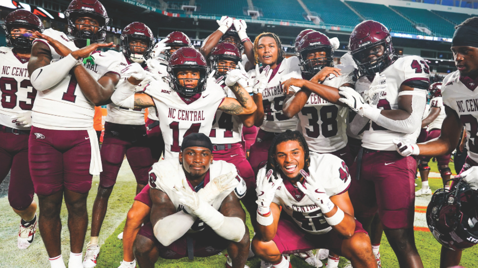 NCCU Celebration Bowl Football Players