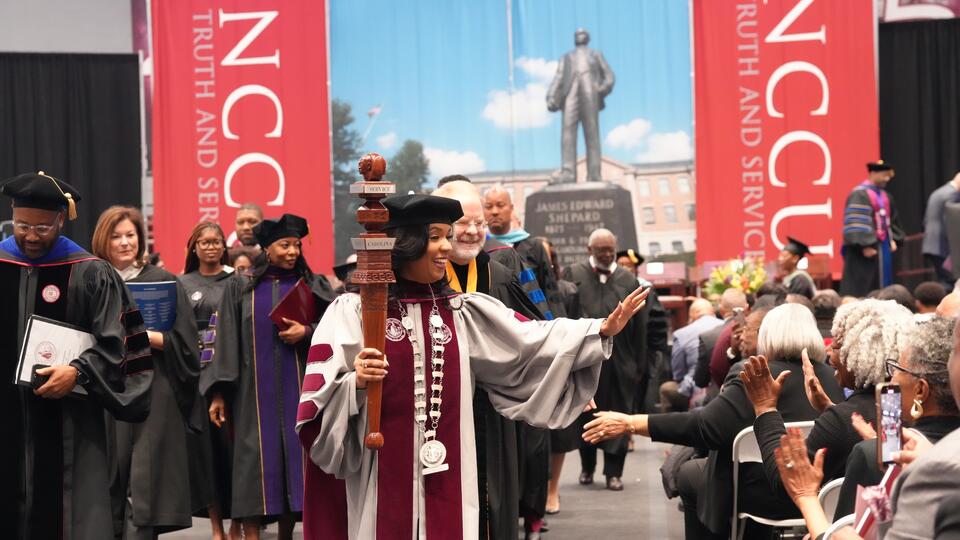 Dr. Karrie G. Dixon during installation