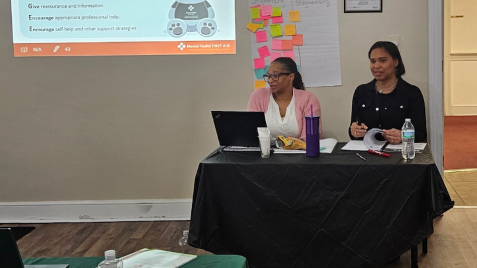 Mental health training at church