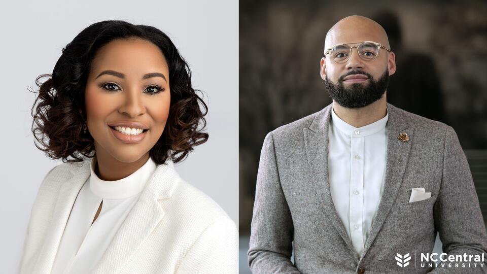 headshots of Dr. Siobahn Day Grady and Dr. Drew Johnson