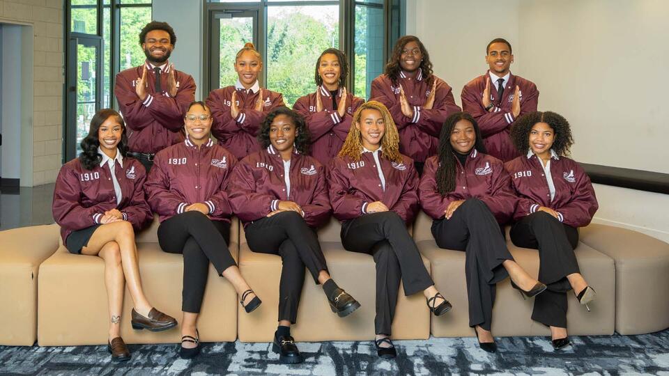 Group shot of the University Honors Program Student Council