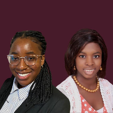AHA HBCU Scholars, Chisom Ezenwenyi and Philomena Onasanya