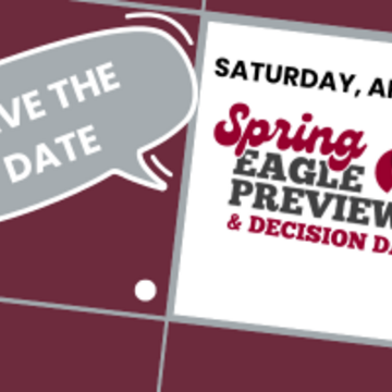 NCCU Admissions event graphic for April 25.