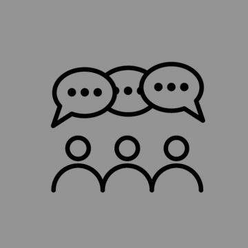 people talking icon