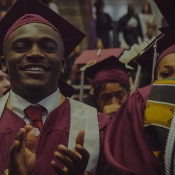 Undergraduates at Commencement