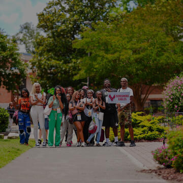A group of NCCU alumni attending an event