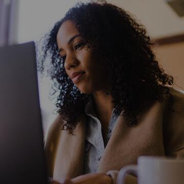 person on laptop