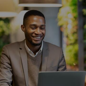 person on laptop