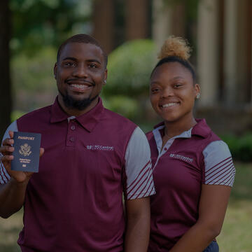 Students Holding Passport
