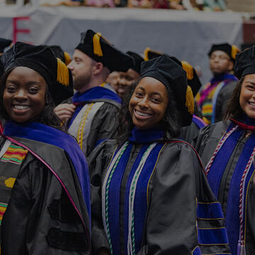 Law student graduates