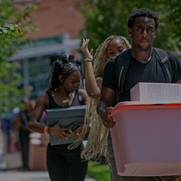 Students with Luggage