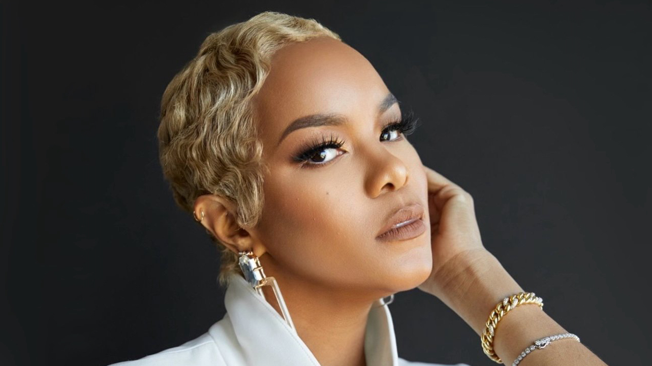 LeToya Luckett in white blazer