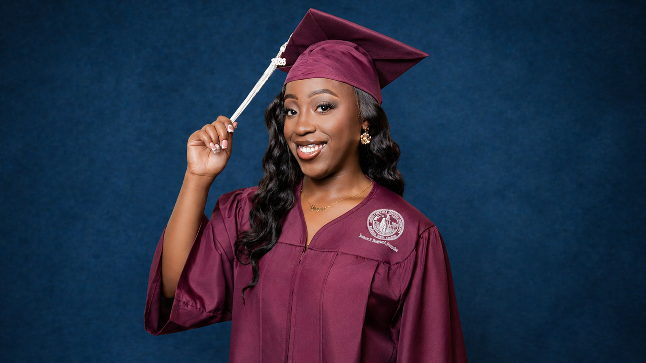 Kiari Johnson Graduation Photo
